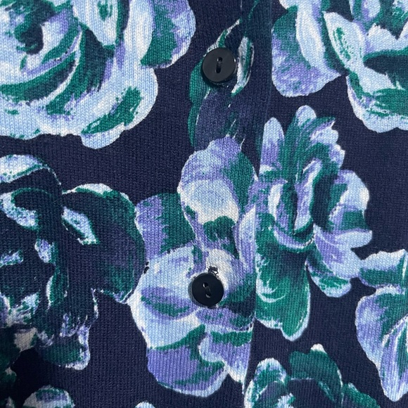 Karen Scott XXL Blue Blossom Cardigan - Picture 4 of 5